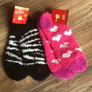 Joe Boxer Fuzzy Socks NWT